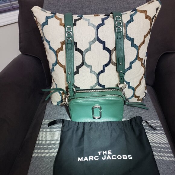 Marc Jacobs Camera bag double zippers pebbled leather - Picture 1 of 9